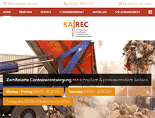 Tablet Screenshot of karec-kabel.de